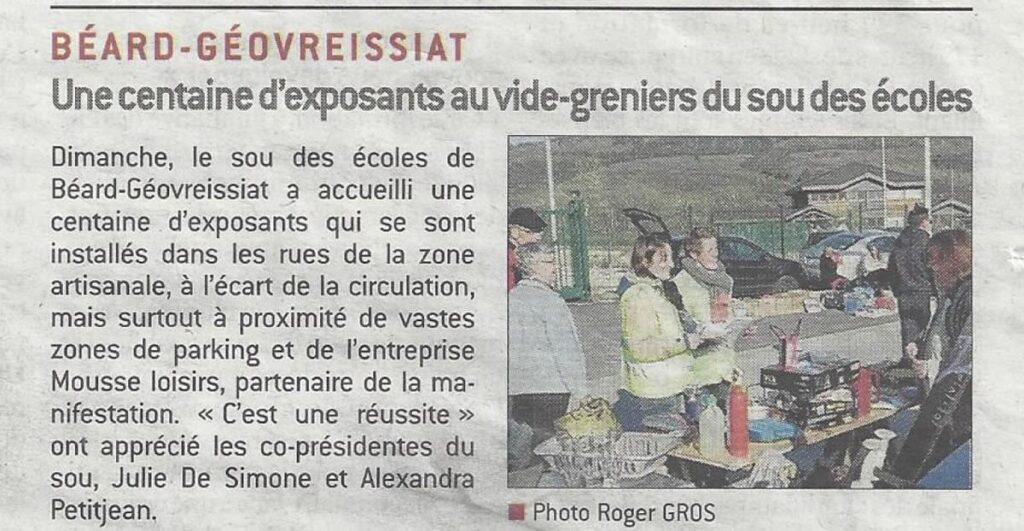 vide grenier 2017